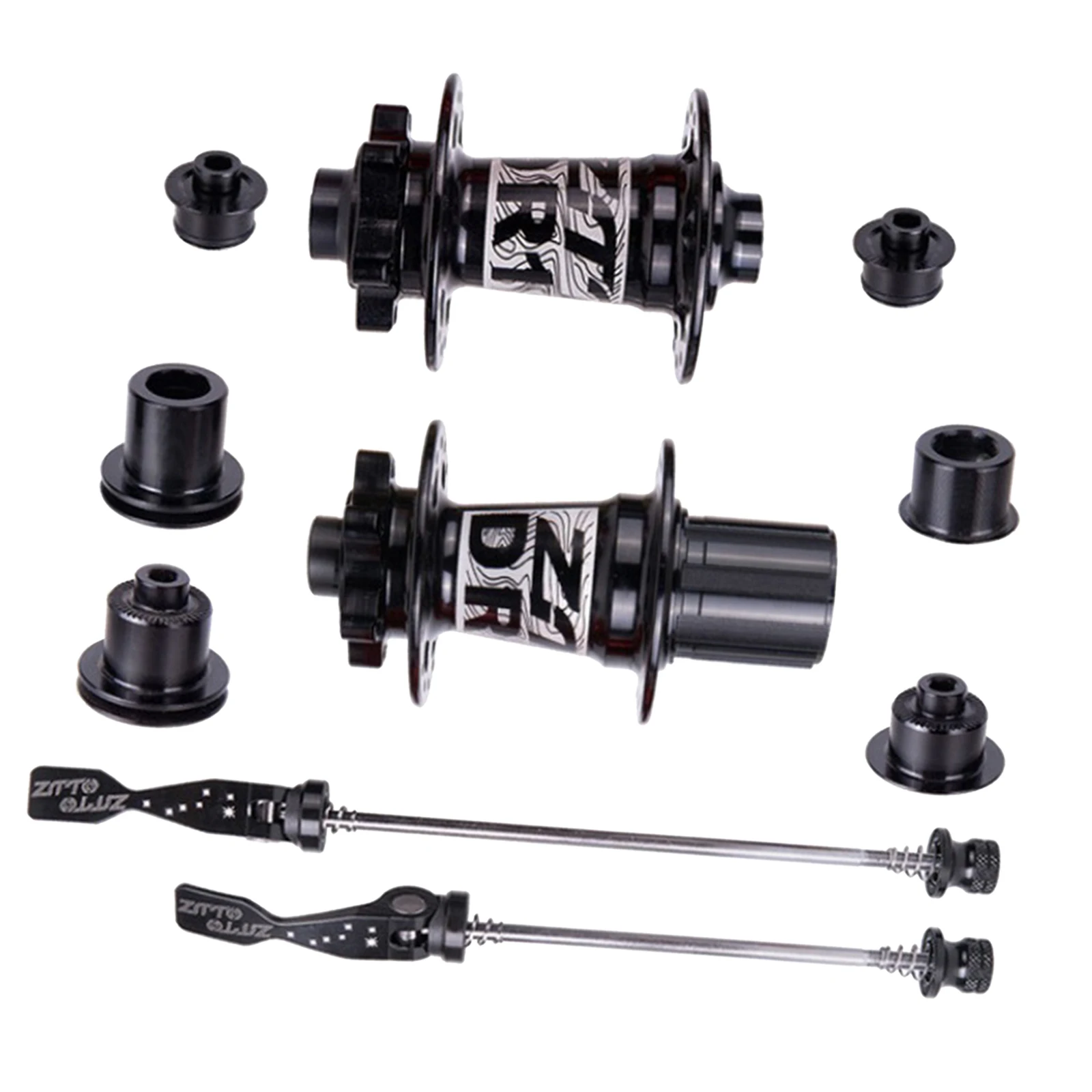 

32-Hole Bike Hubs V-Brake Freehub Quick Release Skewers Threaded Axle Lever