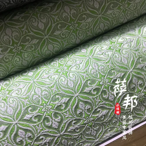 Китайское платье дамасский костюм искусственный шелк окантовка отделка Diy из жаккардовой парчи для монгольский халат обивочная ткань 75 см* 50 см - Цвет: A