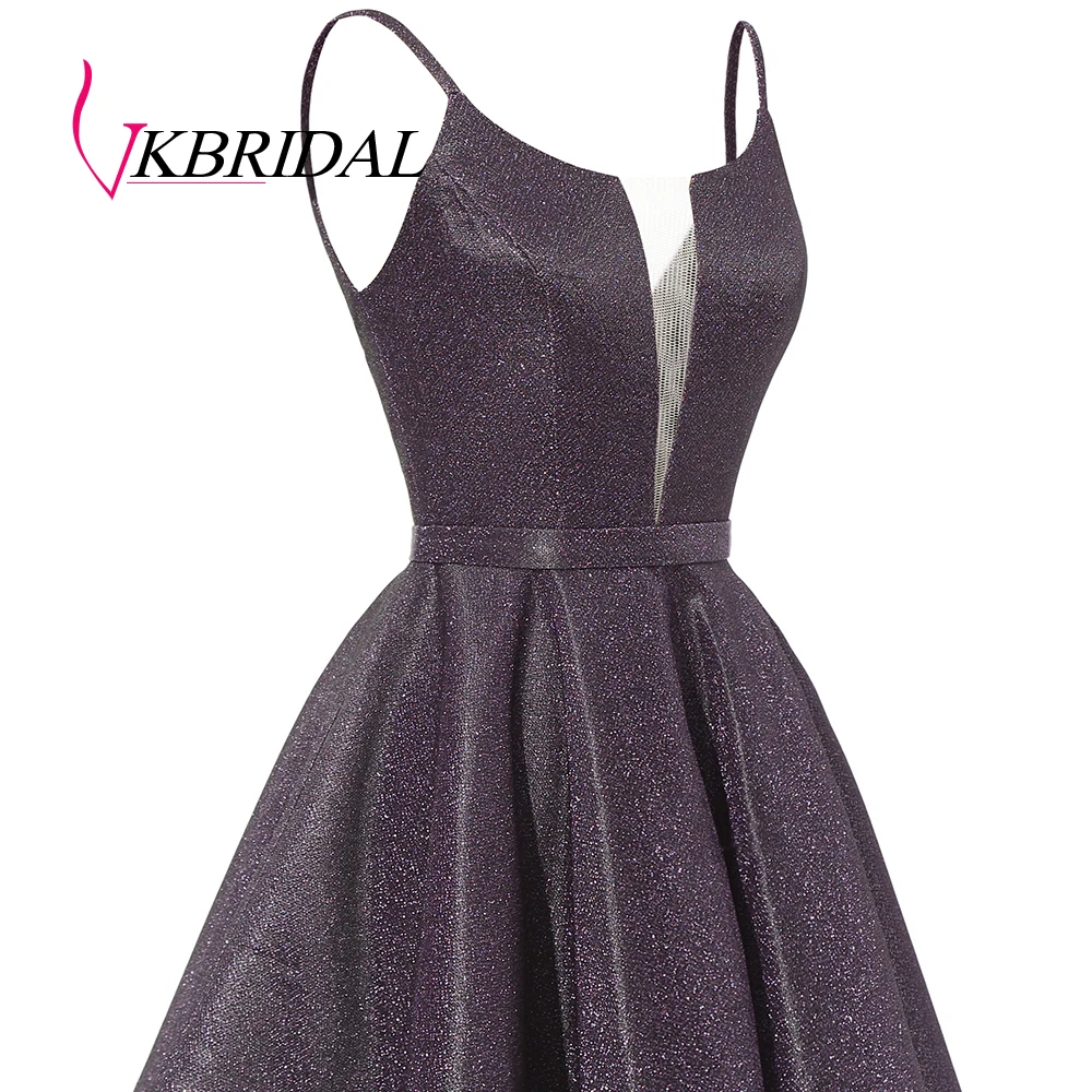 Vkbridal Выпускные платья с V-образным вырезом 2020 новое красивое блестящее платье для
