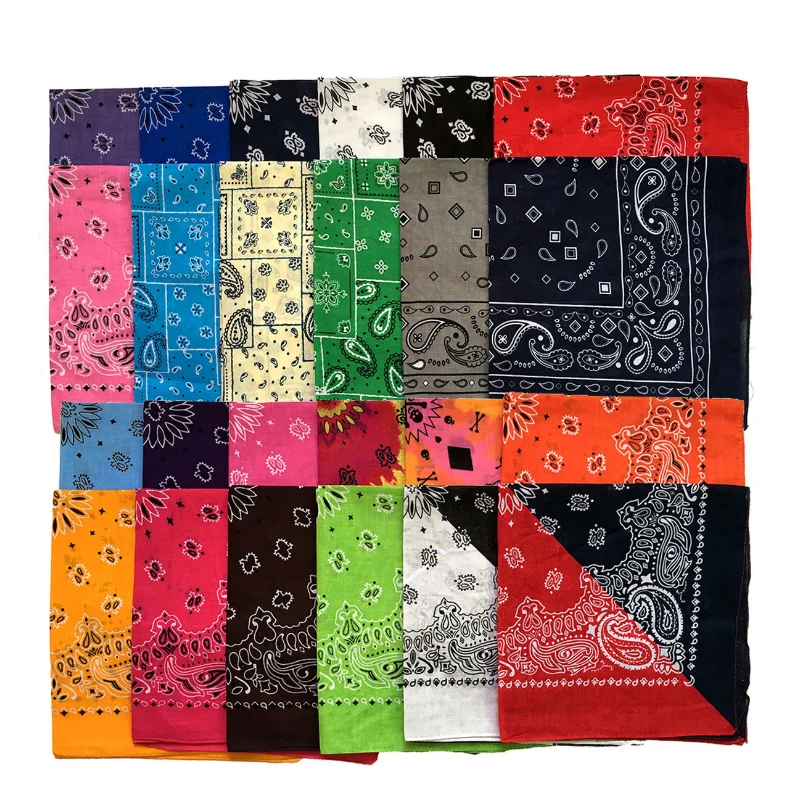 

Fashion Hip-hop Hip-hop Square Scarf Face Headgear Scarf Cotton Handkerchief Cycling Magic Headscarf Face Mask