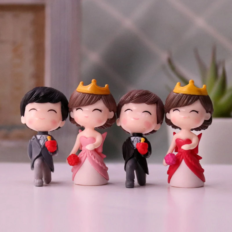 Предложение украшения для пары кукол семейное украшение свадебного торта