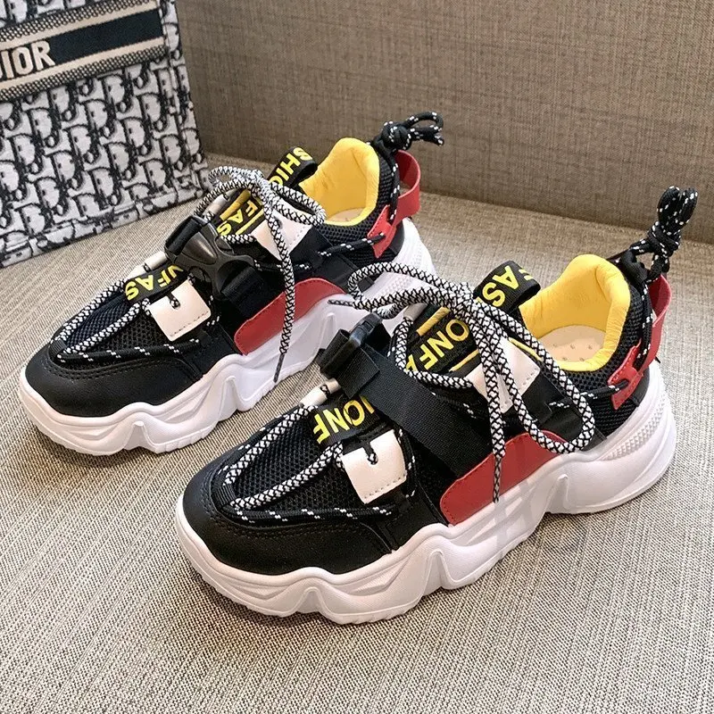 

Женские кроссовки на платформе, повседневные универсальные кроссовки на шнуровке, массивная обувь для улицы, весна-осень 2021