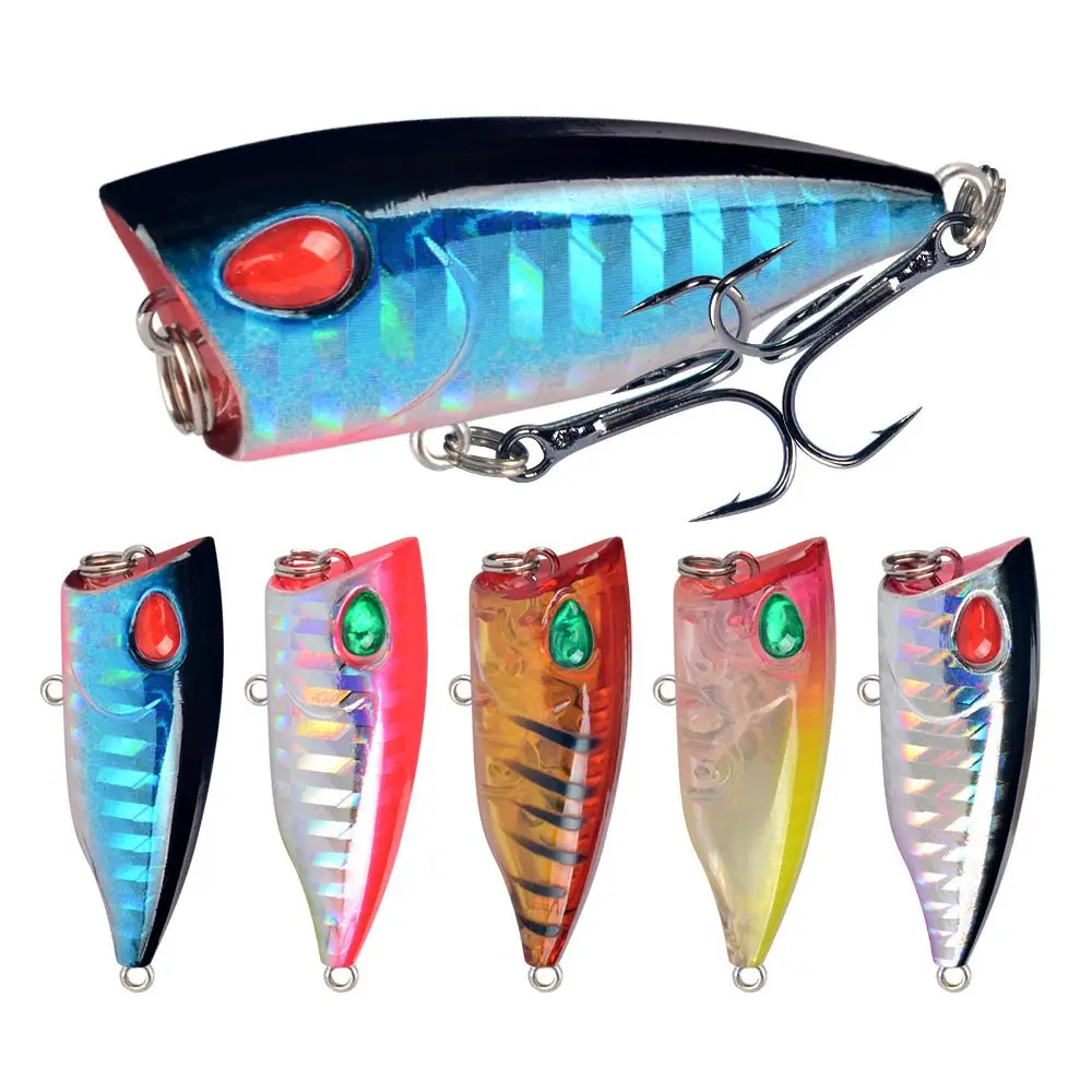 

3g 4cm Mini Popper Frog Fishing Lures Lifelike Crank bait Hard Baits Artificial Plastic Crankbait Wobblers Fishing Tackle
