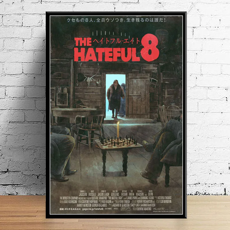 The Hateful Eight Quentin Tarantino Classic Movie Series Vintage Art Canvas Painting Poster Wall Home Decor  - buy with discount