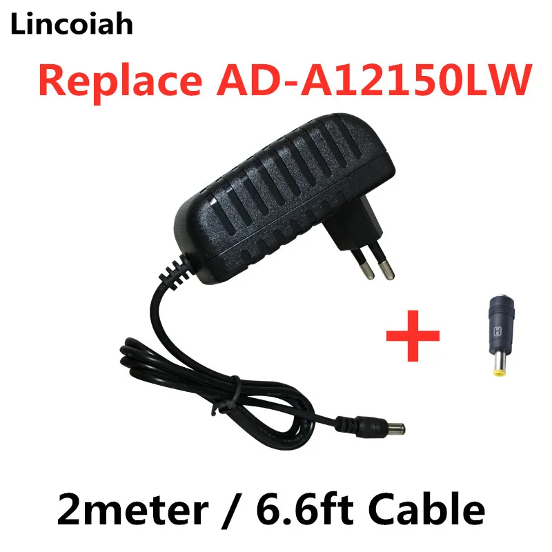 12V 1.5A AC адаптер для объектива с оптическими зумом Casio клавиатура AD-A12150LW
