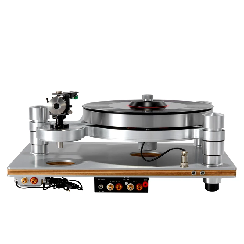 Виниловый проигрыватель проигрывателя LP-16s Магнитная подвеска PHONO поворотный стол с тонким рычагом патрон phono запись город регулятор скорости