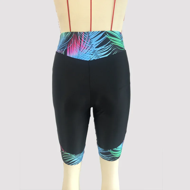 Swimsuit New Printed Wading Swimming Shorts Ladies Cycling Sports Shorts Women Sports Swimming Trunks Beach Skinny Swim Shorts
