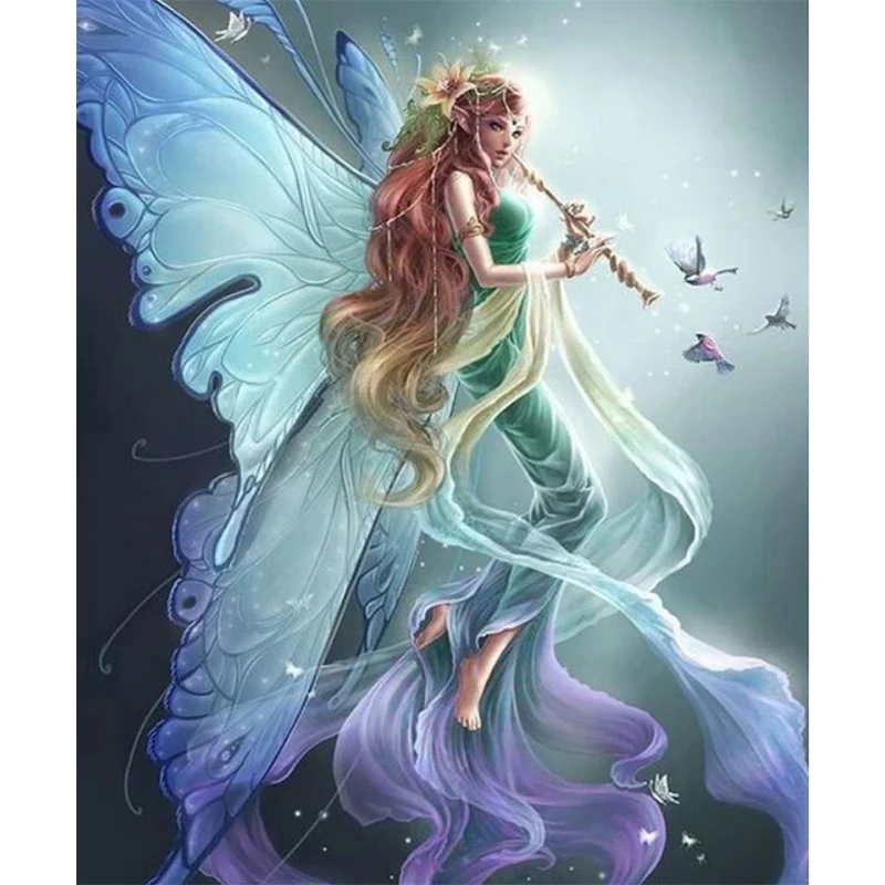 С Днем Рождения Фея Сделай Сам 5D алмазная картина по номерам наборы полная