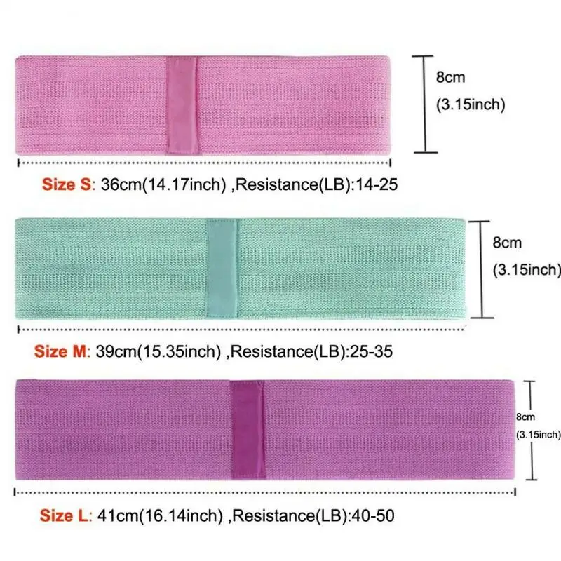 

Workout Fitness Hip Loop Resistance Bands Exercise Gym Strength Training Gum Pilates Sport Crossfit FitnessEquipment