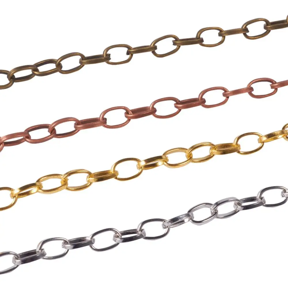 10 шт. браслеты античная бронза Железный крест регулируемые цепочки для браслетов