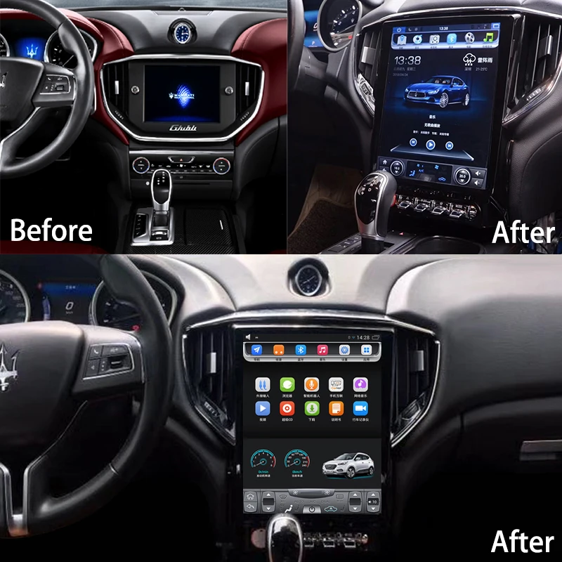 

LiisLee Car Multimedia GPS HiFi Audio Radio Stereo 12 "Screen For Maserati Ghibli M157 2013~2020 Original Style Navigation NAVI