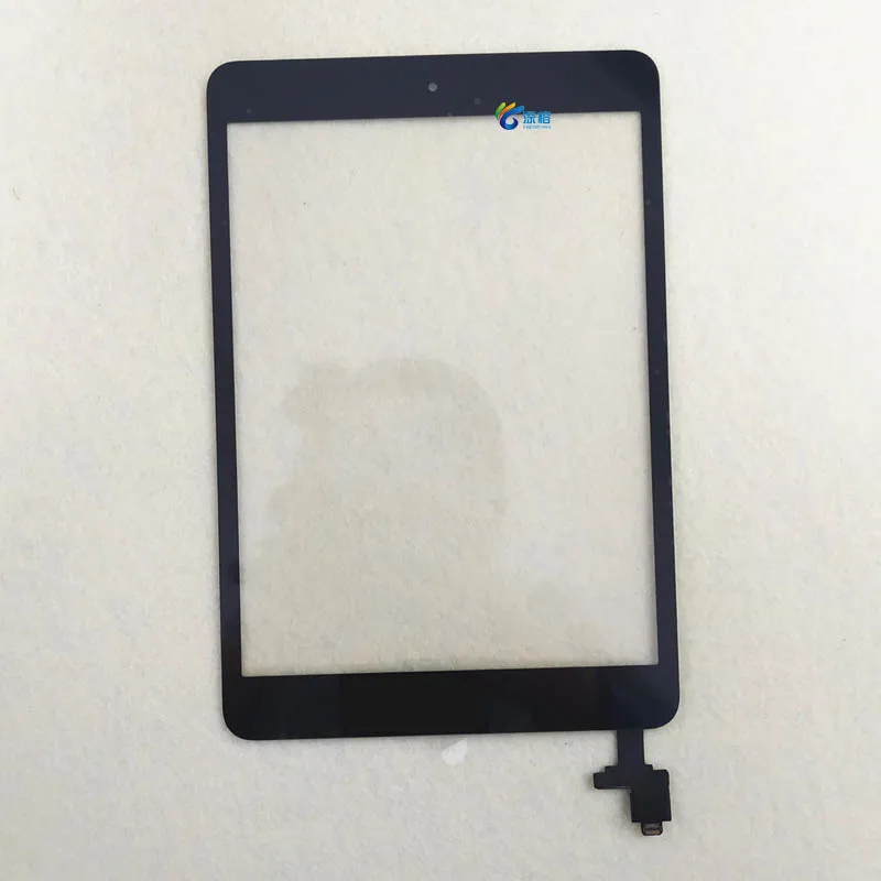 1 шт. для iPad Mini 1 Mini 2 A1432 A1454 A1455 A1489 A1490 A149 сенсорный экран дигитайзер сенсор+ IC чип Разъем Flex+ кнопка
