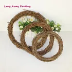 Кольцо из натурального сушеного ротанга, 10-30 см