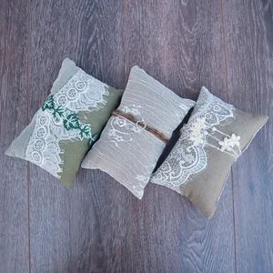 Реквизит для фотосъемки новорожденного, детская кружевная подушка ручной работы, реквизит для фотосъемки