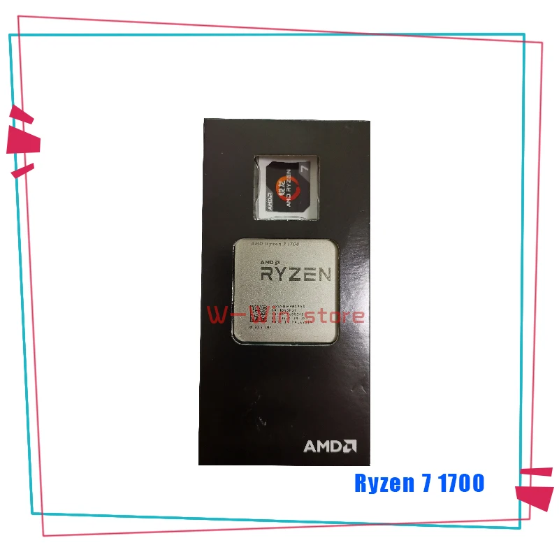 Новый процессор AMD Ryzen 7 1700 R7 3 0 ГГц Восьмиядерный 16 поточный 65 Вт YD1700BBM88AE разъем AM4 с