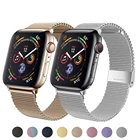 Ремешок металлический для Apple watch Band 44 мм 40 мм, магнитный браслет для iWatch 38 мм 42 мм, Apple watch Series 5 4 3 se 6