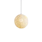 Бамбуковая, ротанговая и пеньковая шариковая люстра индивидуальное творчество Сферический ротанговый гнездо абажур