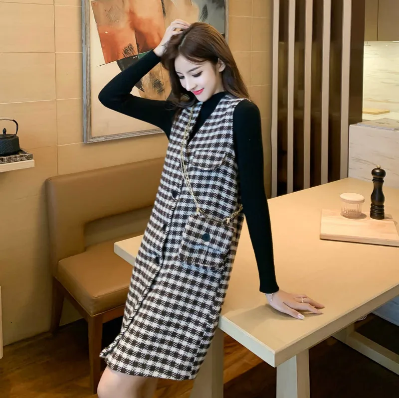 Женский винтажный комплект из двух предметов Элегантное повседневное мини