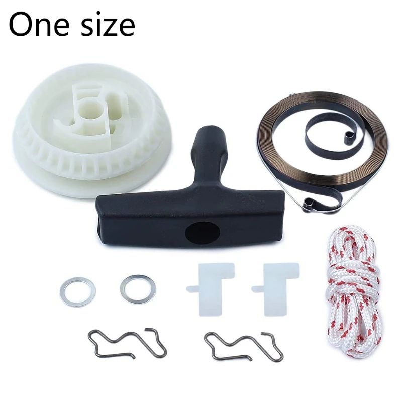 

Recoil Pull Starter Spring Pulley Handle Grip Rope Kit For STIHL MS180 MS170 MS210 MS230 MS250 021 023 025 017 018 Chainsaws