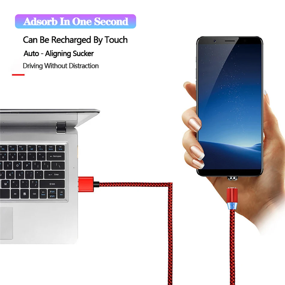 Магнитный кабель зарядное устройство Micro usb type C осветительный кабель 2A Быстрая зарядка USBC/type-C провод для iPhone samsung кабели для мобильных телефонов