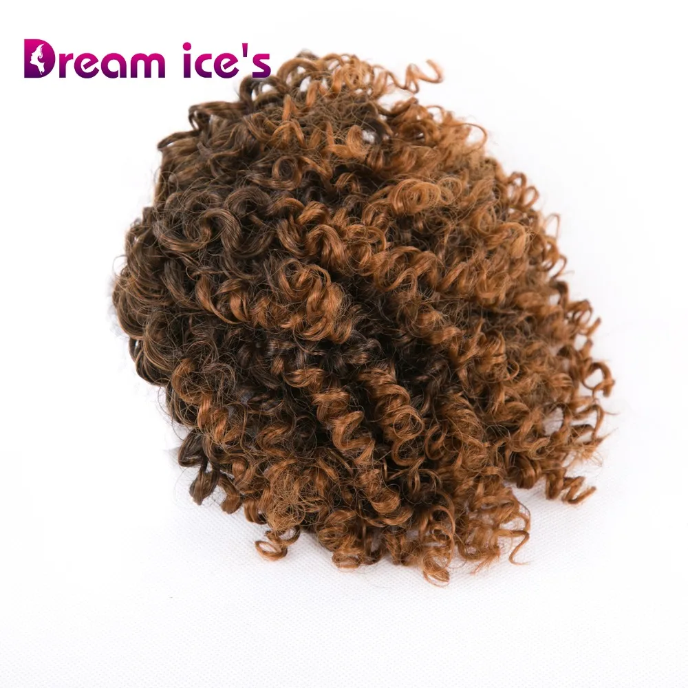 Накладные синтетические кудрявые вьющиеся волосы конский хвост с зажимами