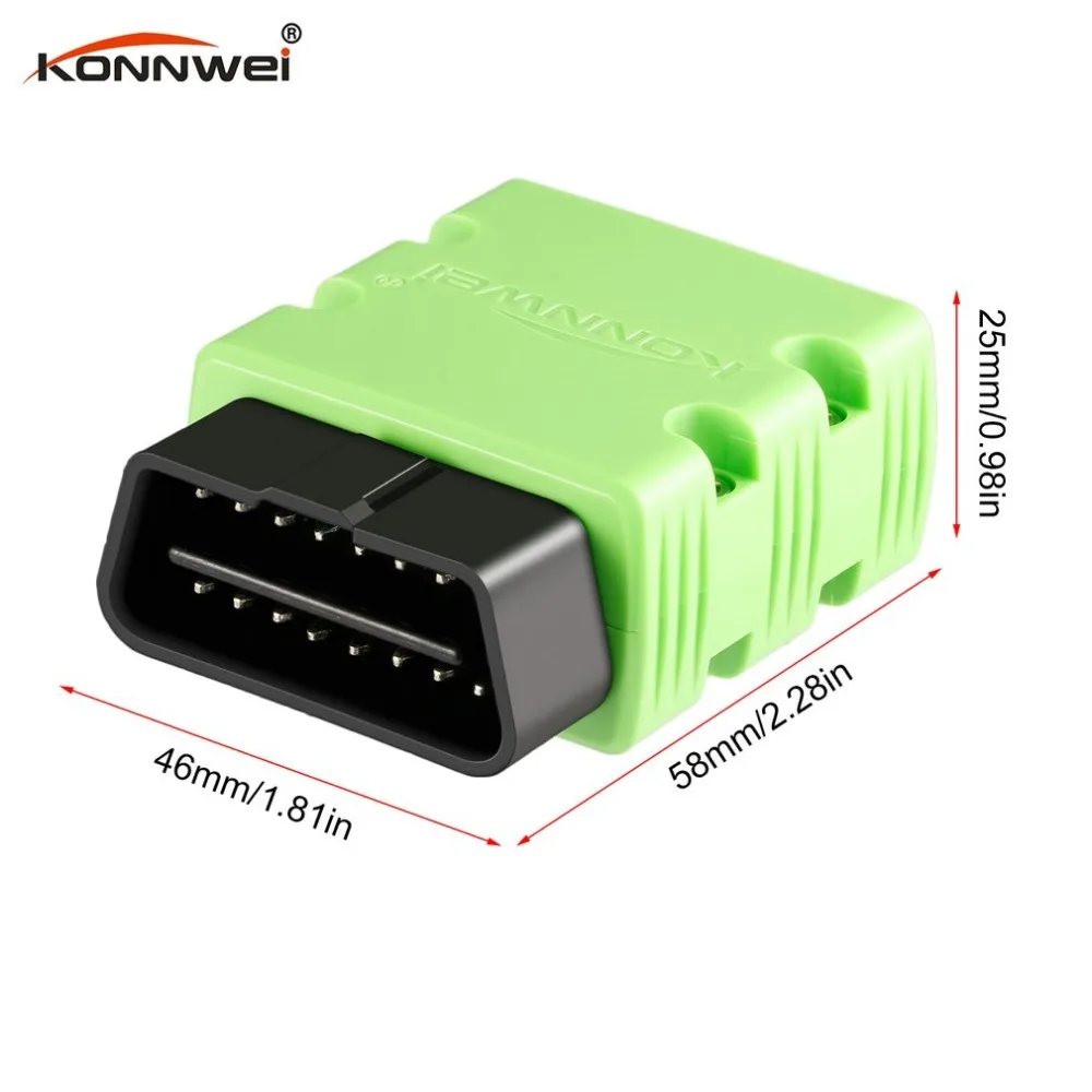 Konnwei KW902 ELM327 Bluetooth OBD2 Car Fault Diagnostic Scanner Detector Tool Code Reader OBDII Auto Scanner Interface