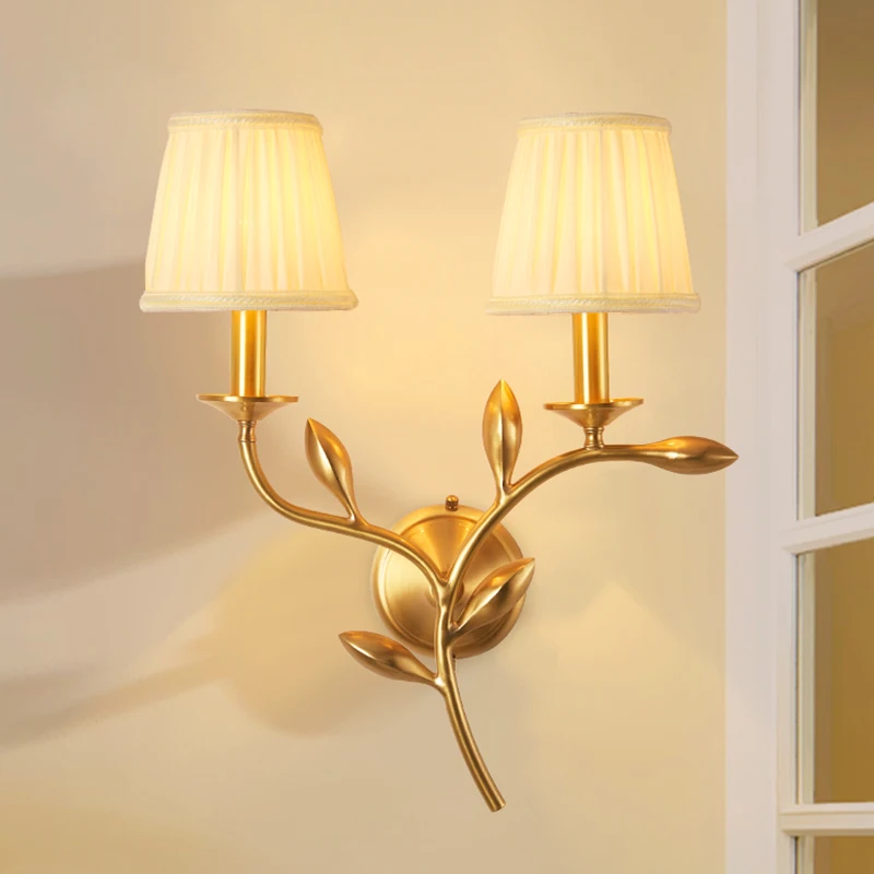 Комнатные Настенные светильники OUFULA медные современные светодиодсветодиодный