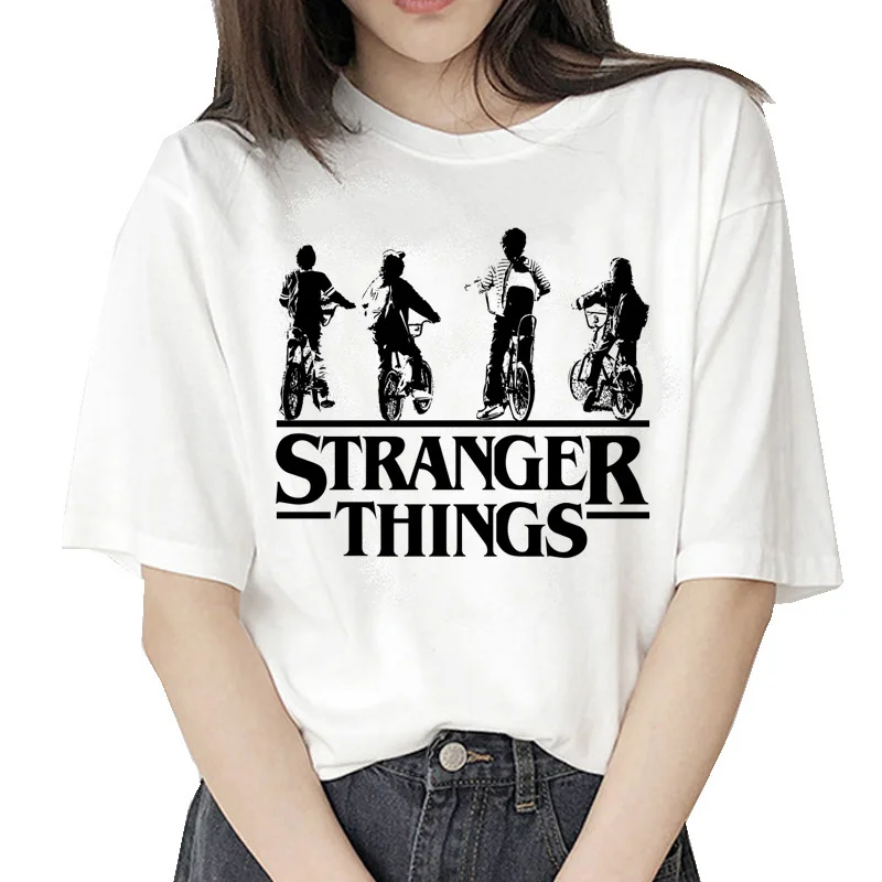 Женская футболка в стиле хип хоп stranger things 3 Eleven Готическая уличная одежда 90s kawaii