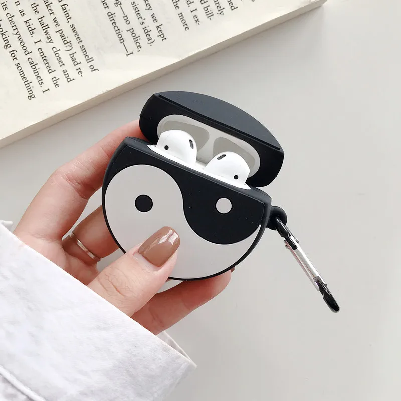 Китайский Тай Чи шаблон Силиконовый чехол для Apple Airpods Древние Традиционные