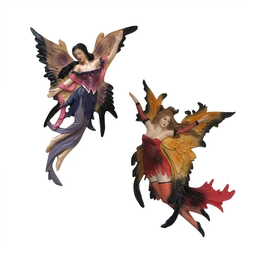 

Сказочный эльф, резьба на стену, садовые настенные украшения, подвесные декорации, эльф из смолы, художественное украшение