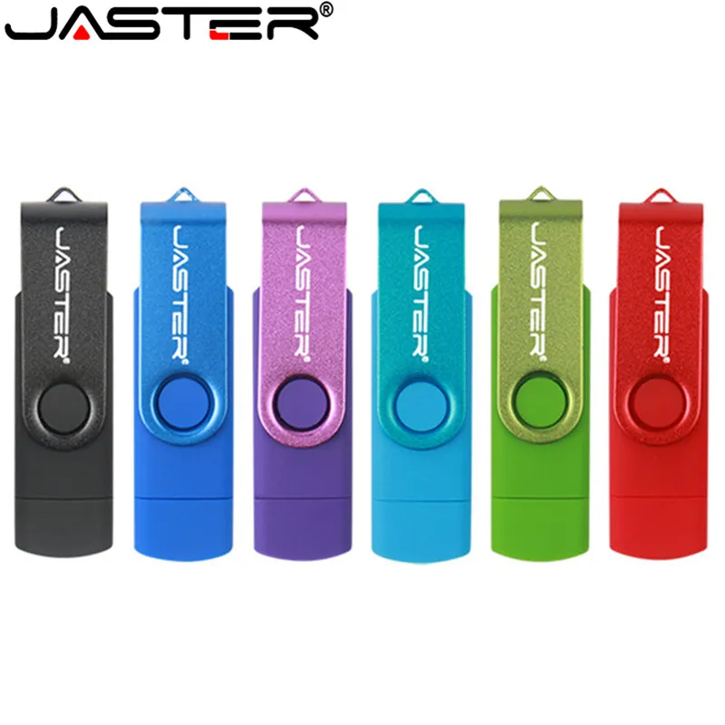 

JASTER USB 2.0 OTG Over 10pcs Free Customize Memory Disk Flash USB Pen drives Colorful USB 64GB 32GB 16GB 8GB Photography Gifts