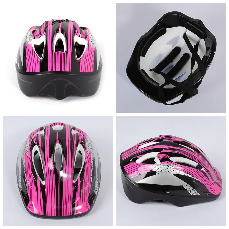 7PCS Kids Safety Helmet Set Knee Elbow Pad Protector Sets Children Cycling Skating Skateboard Head Protection Safe Guard | Спорт и