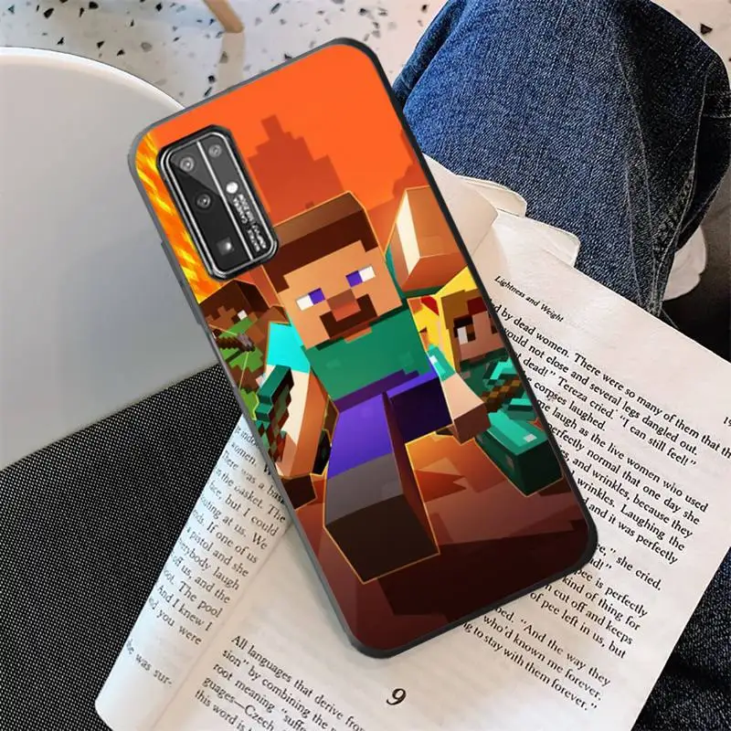 

Mini World Sandbox game Phone Case for Huawei Honor 30 20 10 9 8 8x 8c v30 Lite view 7A5.7inch 5A Play