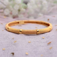 annayoyo 1pcs new fashion luxury gold color jewelry bangles for women ethiopian bracelets middle east african party wedding gift