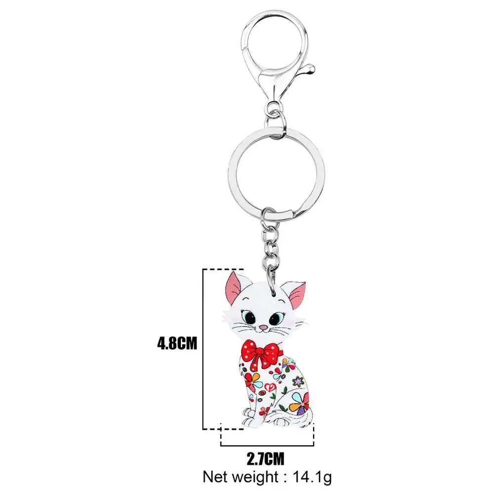 Акриловая Цветочная Женская сумочка Bonsny в виде кошки | Украшения и аксессуары