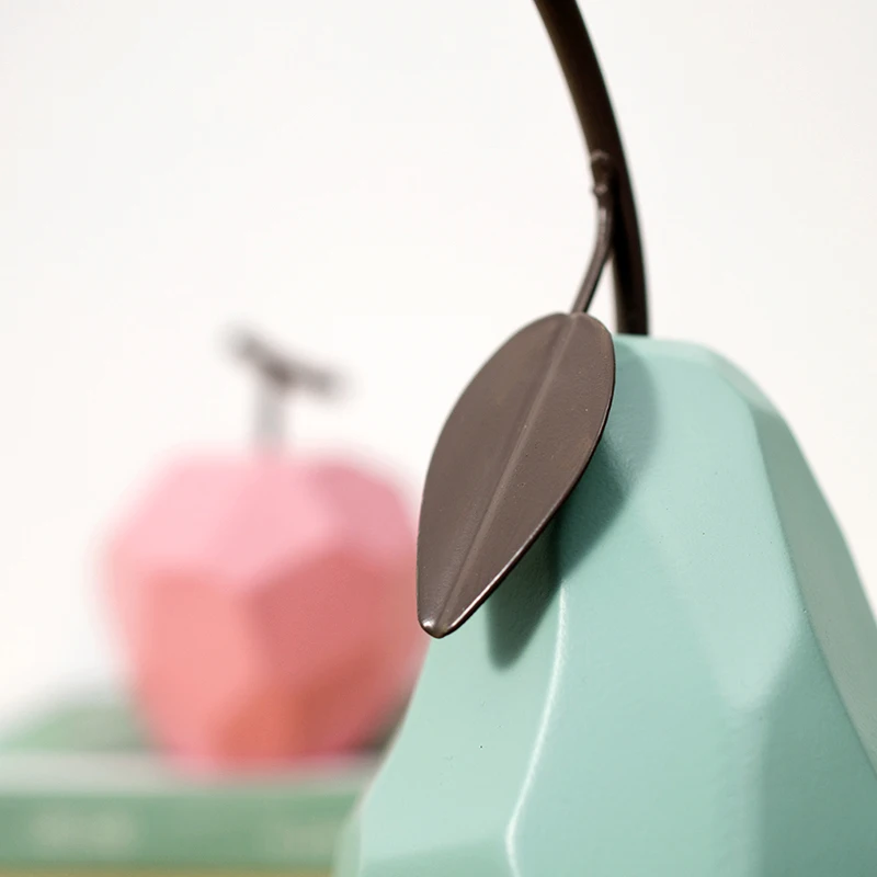 Смола оригами яблоко украшение из грушевого дерева современный минималистичный