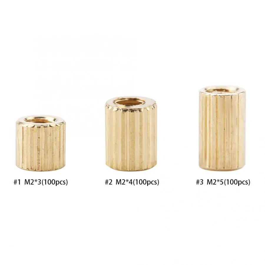 100Pcs M2x3/M2x4/M2x5 Brass Female-Female Standoff Set for Computer Main Board | Обустройство дома