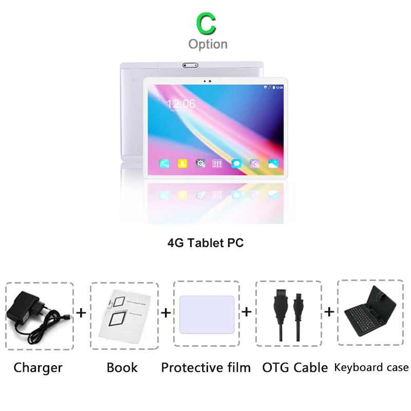 Комплект 3 Новинка, 10 дюймов, планшет, компьютер, 10 core 1920*1200 ips Android 8,0 Оперативная память 6 ГБ Встроенная память 64GB 4G телефон планшеты 2,4G/5G WI-FI Bluetooth gps MT6797 - Комплект: Комплект 3