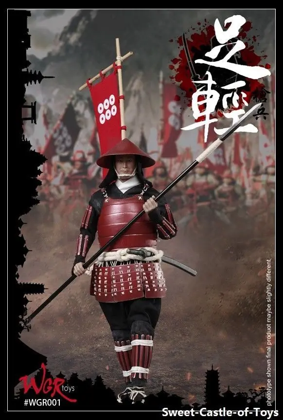

1/6 WGRtoys Action Figure Japanese Ancient Spear Army Yari Ashigaru WGR001