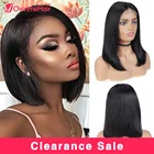 Парики на сетке спереди 13x 4, короткие парики боб, парики на сетке 4x4, человеческие парики, бразильские прямые человеческие волосы, парики на сетке спереди, парики из натуральных волос