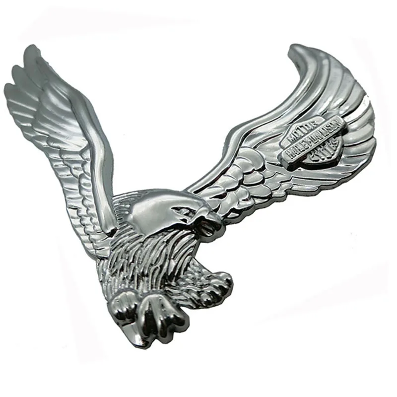 1 шт. 3D металлические украшения для автомобиля наклейки с животными логотип орла