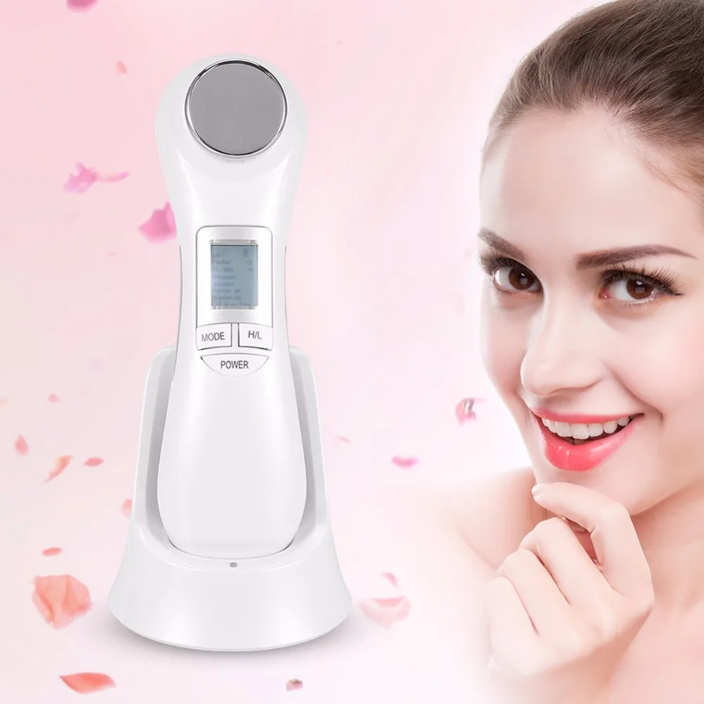 Kopen Led Gezichtsverzorging Usbcharging Ultrasone Gezicht Verjonging Mesotherapie Machine Huidverzorging Lifting Draai Apparaat Stimulator Behandeling