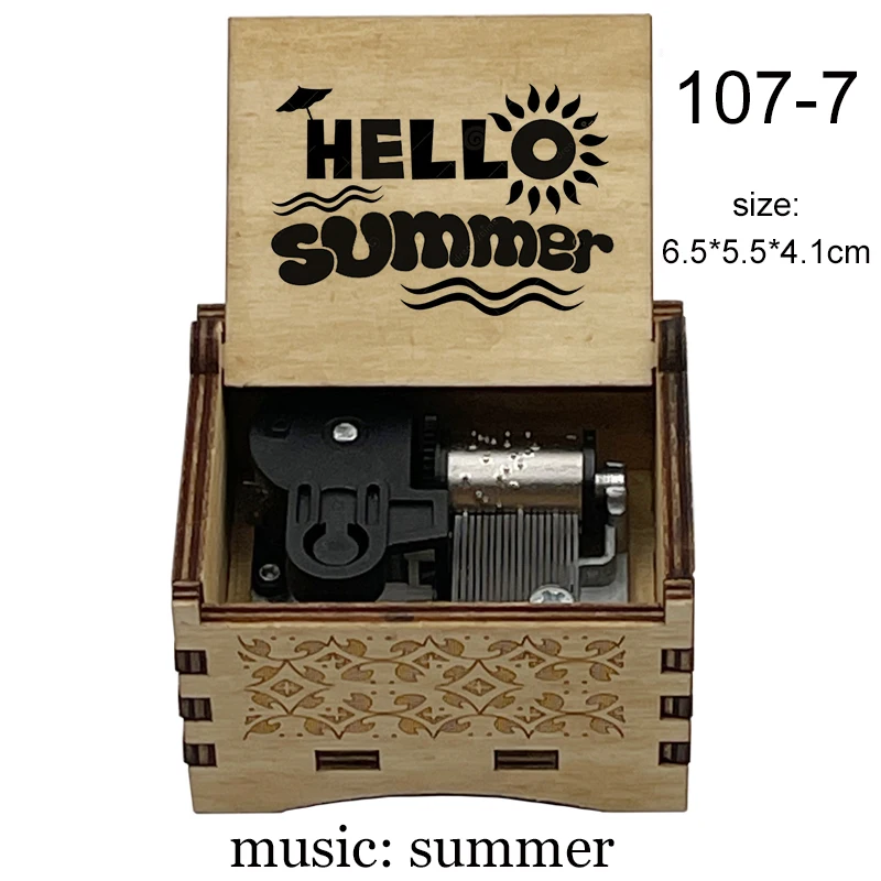 Механическая летняя музыкальная шкатулка движение Набор для творчества детский