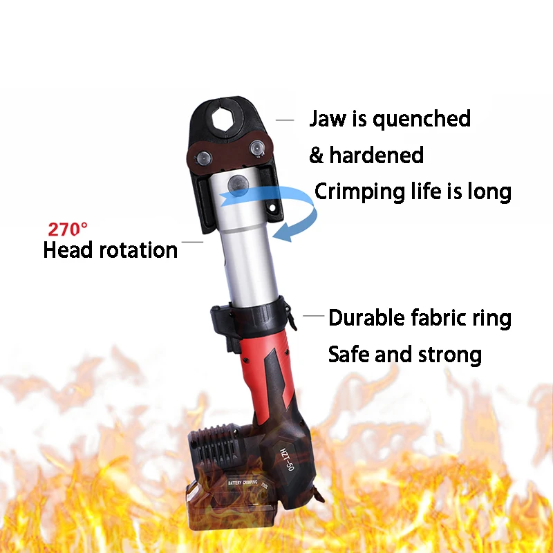 Rechargeable electric Stainless steel pipe and Water pipe crimper Pipe Crimping Electro hydraulic crimping tool Pipe clamp