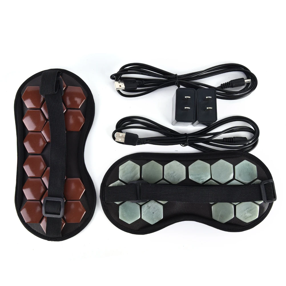 Маска для лица с натуральным нефритом И турмалином физиотерапии сна путешествий