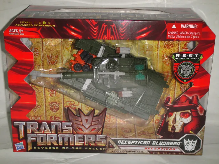 

TAKARA Transformers Action Figure 09 Movie 2 V-class Fog Shadow Dark Fog Hidden Dark Samurai Tank Boxed Deformation Autobot Toy