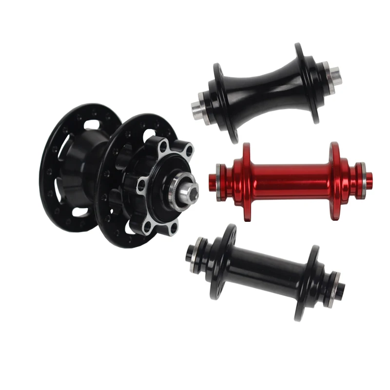 

Small wheel folding front drum 74mm open gear disc brake V brake aluminum alloy 2 Bellin 20 32 hole black and red wheel hub