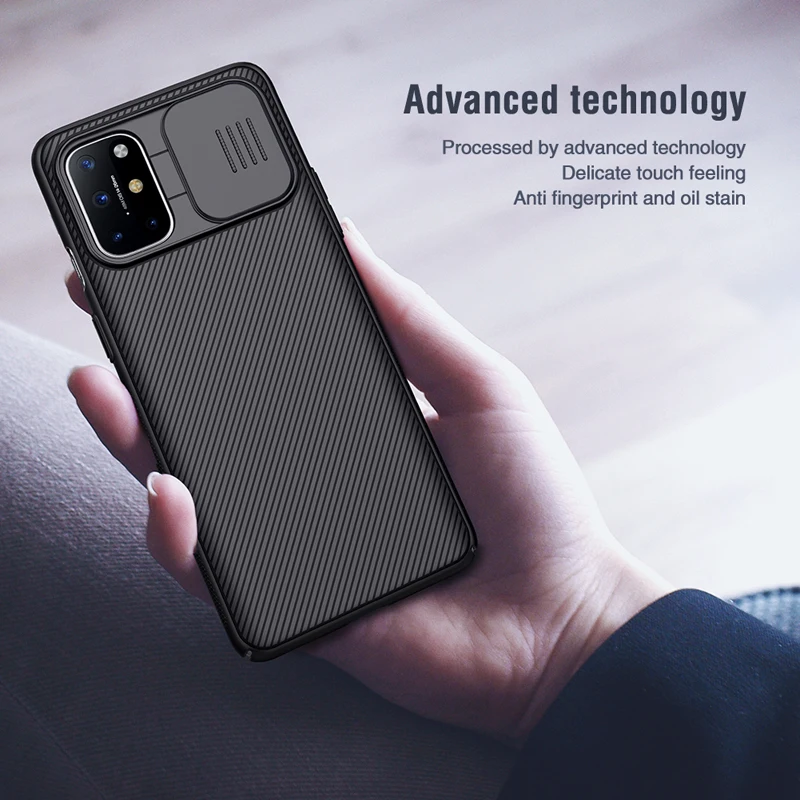 

For OnePlus 8T Camera Protection Case Slide Privacy Clean Back Cover Shell for One Plus 8T NILLKIN CamShield Case