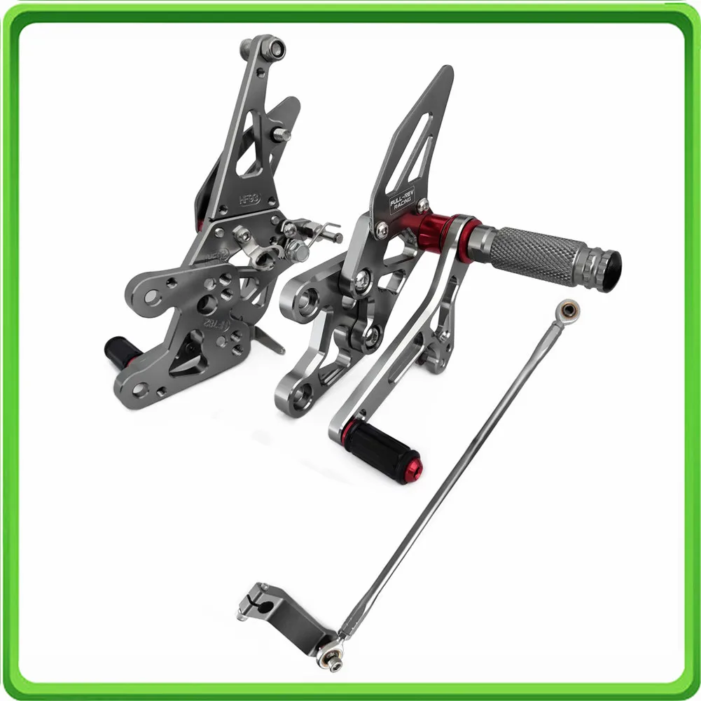 Rearsets задний комплект наборы подставка для ног колышки педаль Yamaha FZ1 2006 2007 2008 2009 2010