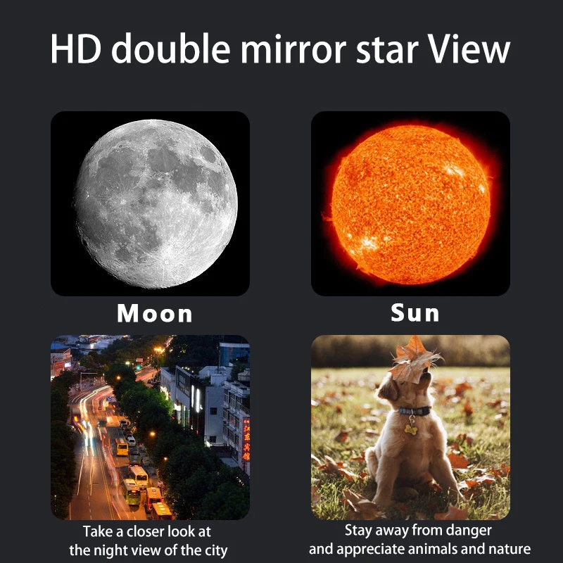 Профессиональный астрономический телескоп с 60-кратным увеличением мощный HD